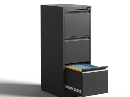 Steel Drawer Vertical File Cabinet With Lock For A4 Legal / Letter Size