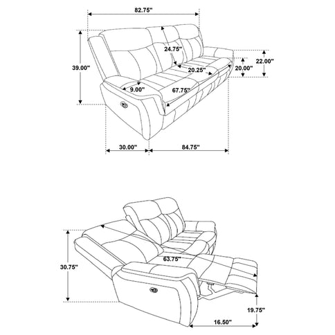 Franklin - Reclining Sofa Set
