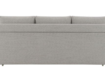 Connie - Boucle Sleeper Sectional Sofa With 2 Toss Pillows - Beige