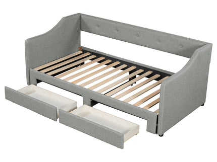 Upholstered Daybed With 2 Drawers