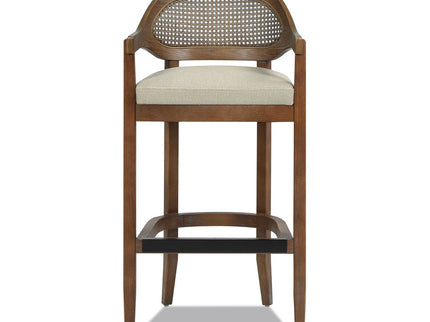 Americana - Mid-Century Modern Cane Back Counter Stool