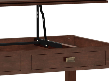 Artisan - Lift Top Coffee Table - Russet Brown