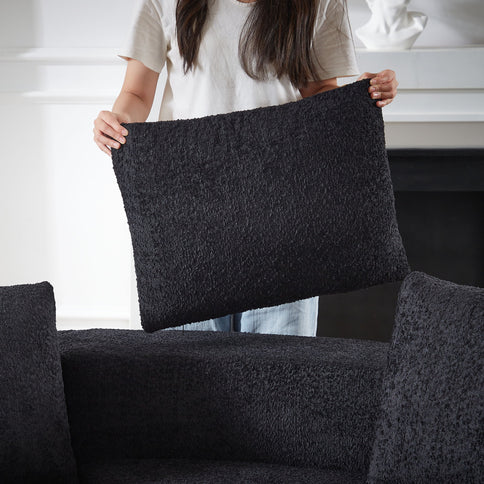 V - Shaped Modular Sofa Set With 3 Pillow