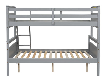 Bunk Bed With Ladder And Safety Guardrail