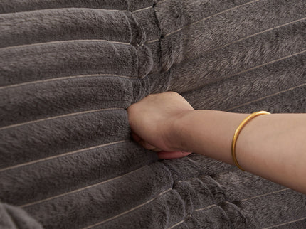 Modern Single Sofa With Backrest Pillow For Living Room