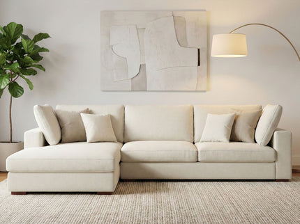 Charlie - Upholstered Deep Seater Sectional Sofa