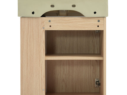 Modern Floating Bathroom Vanity With Ceramic Basin Perfect For Small Bathrooms