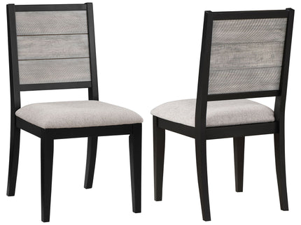Dutchie - Upholstered Dining Side Chair (Set of 2) - Black