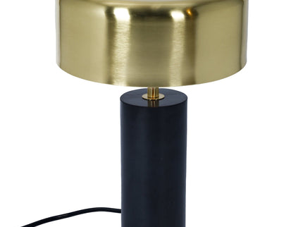Desk Lamp With Drum Shade - Black