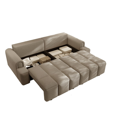 4 Seater Modern Couch With Seats Storage