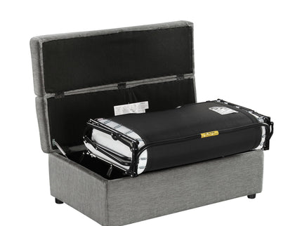 Twin Size Folding Ottoman Sleeper Bed With Mattress Convertible Guest Bed