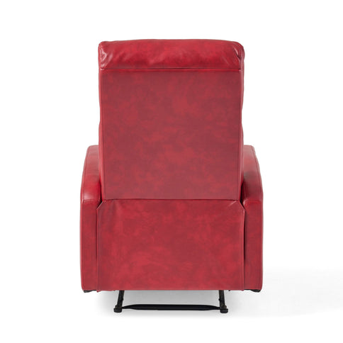 Contemporary Recliner Chair With Push Back Function