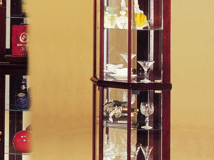 Huxley - Curio Cabinet (Corner) - Cherry
