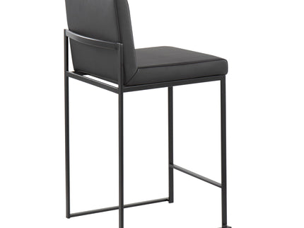 Fuji - Contemporary Modern Elegance, High Back Counter Stool