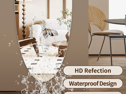 Modern Oval Full Length Wall Mirror