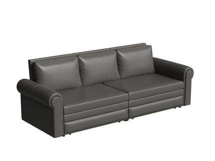 Chesterfield Sofa & Pull Out Bed