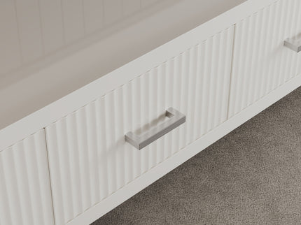 TV Stand With Slatted Drawers