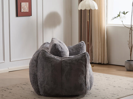 Giant Bean Bag Couch, Ultra Soft Fluffy Loveseat For Living Room
