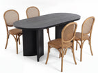 Light Brown / 5 Pc. Table, 4 Chairs