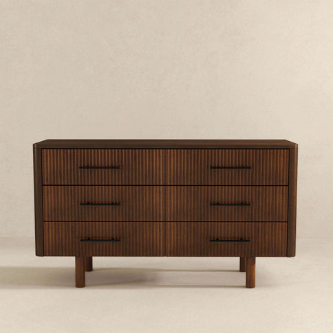 Logan - Dresser With 6 Drawers - Brown