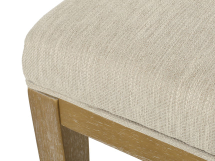 Modern Dining Chair With Durable Fabric Upholstery And Sturdy Wooden Frame (Set of 2)