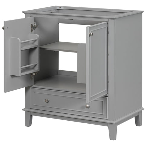 Modern Bathroom Vanity Base Only With Doors And Drawer