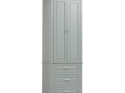 Tall Storage Cabinet With 3 Drawers For Bathroom