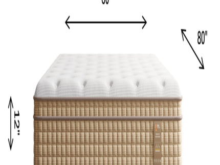 12" Hybrid Mattress With Innersprings & Gel Memory Foam