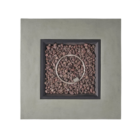 Modern 50, 000 Btu Square Fire Table With Propane Tank