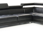 Black / Faux Leather