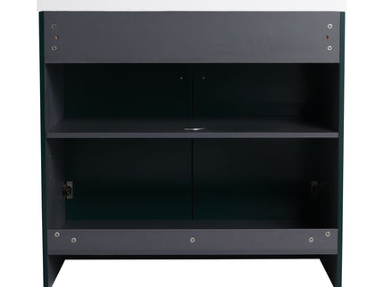 Modern Freestanding Bathroom Vanity With Soft Close Cabinet Doors