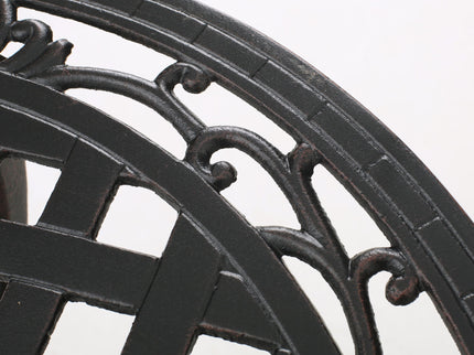 Bono Metal Bistro Set - Black