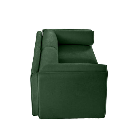 Stylish Sofa With Storage Seat And Cylindrical Backrest