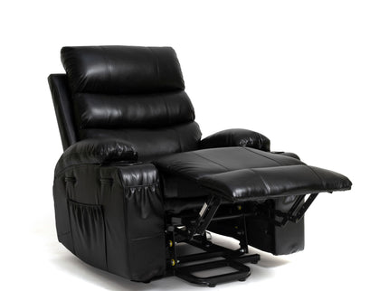 Large Size Electric Power Lift Recliner Chair Sofa With 8 Point Vibration Massage And Lumbar Heat