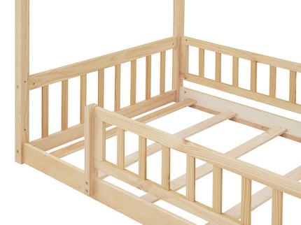 Bed House Bed Frame With Fence