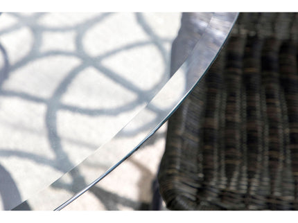 Marina - Round Dining Table - Gunmetal