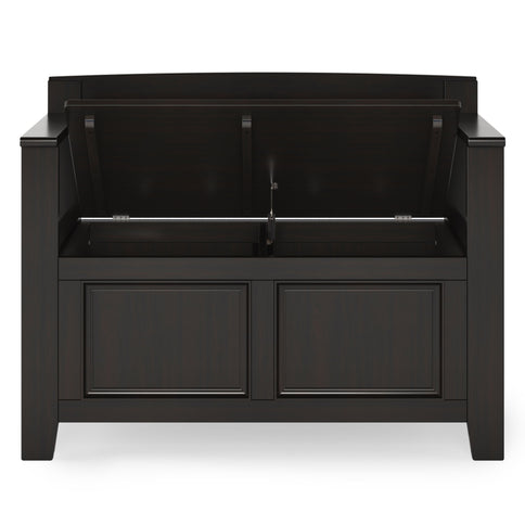 Amherst - Small Transitional Entryway Storage Bench