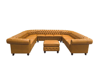 Chesterfield Vintage Style U - Shape Sectional
