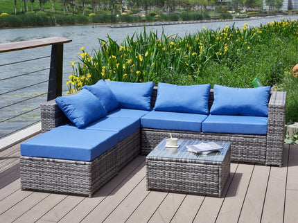 Patio Sofa With Cushions