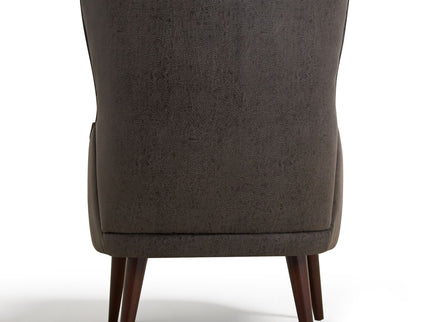 Leisure Chair With Curved Backrest