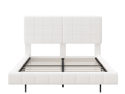 Floating Bed With Light, Soft Touch Surface