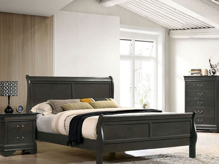 Louis Phillipe Sleigh Bed