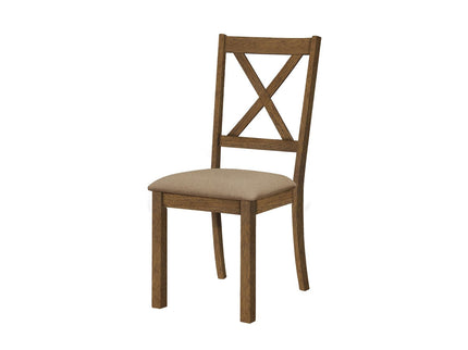Dining Chair Side, Upholstered For Dining Room, Transitional (Set of 2)