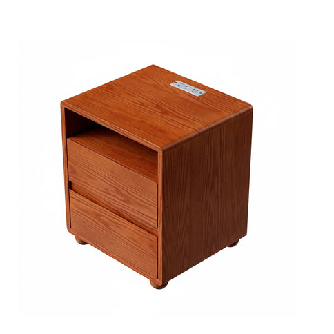 Nightstand With 2 Drawers And Shelves