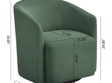 Ardena - Modern Swivel Barrel Chair