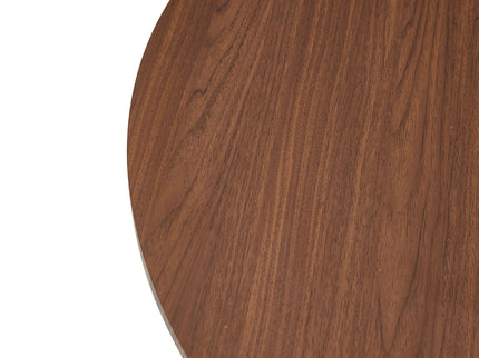 Round Dining Table - Reddish Brown / Walnut