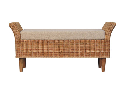 Riviera - Woven Bench - Oak