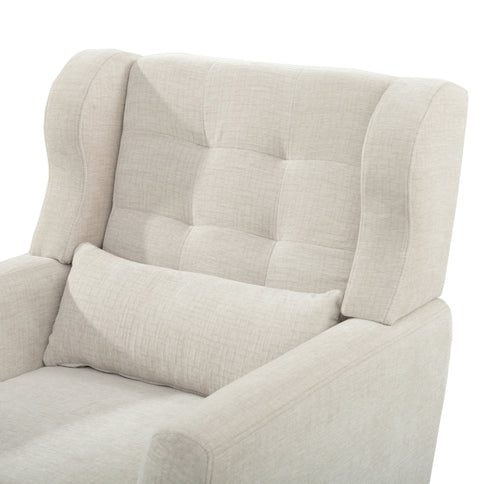 Modern Accent Chair Upholstered Foam Filled Living Room Chairs Comfy Reading Chair Mid-Century Modern Chair With Fabric Lounge Arm Chairs Armchair For Living Room Bedroom