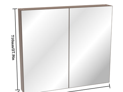Medicine Cabinet, Wall Mounted Bathroom Mirror With Storage
