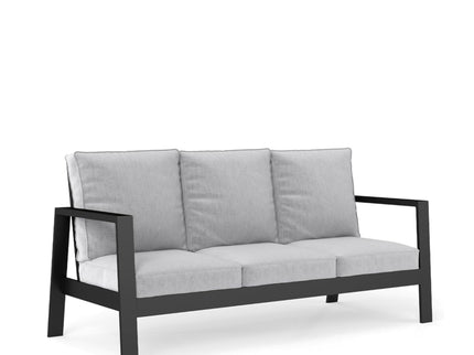 3 Seat All-Weather Patio Sofa With Cushions